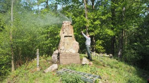 12 Zahájení rekonstrukce pomníku padlým v zaniklé vsi Lipoltov       